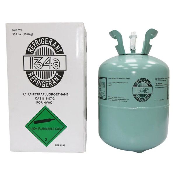Freon Steel Cylinder Packaging R134A 30lb Tank Cylinder Refrigerant for Air Conditioners