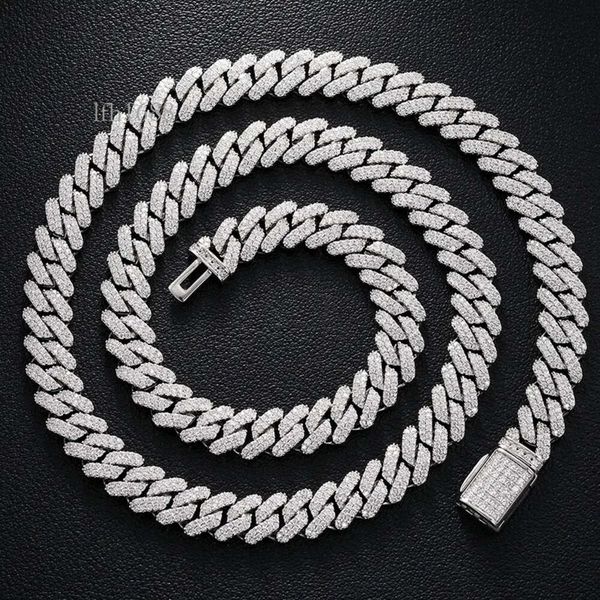 Custom Necklace Hip Hop Style Sterling Sier 12Mm Width Full Of Moissanite Cuban Link Chain For Men
Custom Necklace Hip Hop Style Sterling Sier 12Mm Width Full Of Moissanite Cuban Link Chain For Men