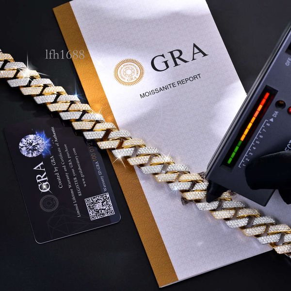 Fine Jewelry Sier 18Mm Cuban Link Chain Moissanite 100% Pass The Diamond Test Men Necklace
Fine Jewelry Sier 18Mm Cuban Link Chain Moissanite 100% Pass The Diamond Test Men Necklace