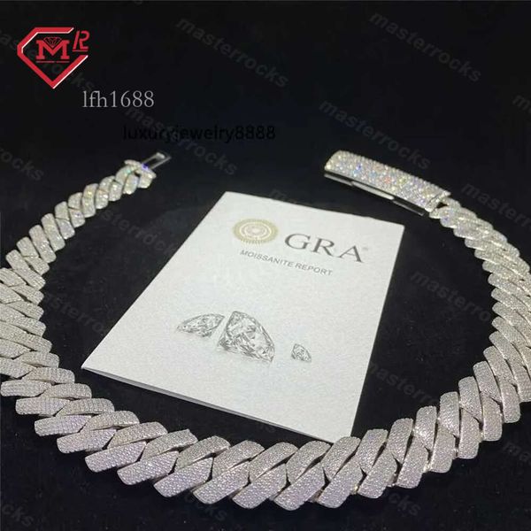 Custom 20Mm Width 4 Rows Miami Cuban Link Bling Real S Heavy Hip Hop Chain Vvs Moissanite Chain Cuban Necklace
Custom 20Mm Width 4 Rows Miami Cuban Link Bling Real S Heavy Hip Hop Chain Vvs Moissanite Chain Cuban Necklace