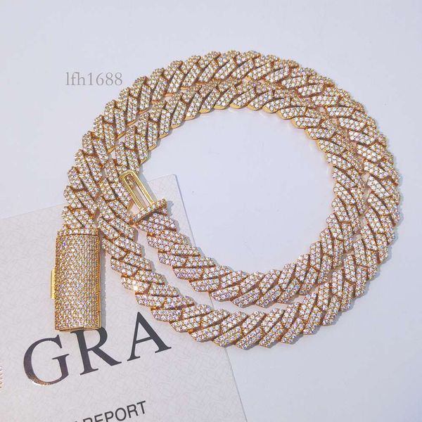 Miami Cuban Chain 10K 14K Gold Plated S Sier Vvs-D Moissanite 2Rows 10Mm Wide Cuban Necklace
Miami Cuban Chain 10K 14K Gold Plated S Sier Vvs-D Moissanite 2Rows 10Mm Wide Cuban Necklace