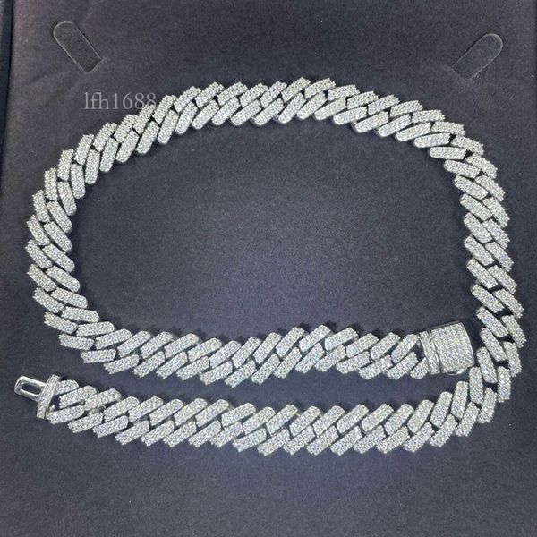 Ready To Ship Hip Hop Cuban Chain Necklace S Sier Necklace 13Mm 2 Rows Moissanite Diamond Necklace Cuban Link Chain
Ready To Ship Hip Hop Cuban Chain Necklace S Sier Necklace 13Mm 2 Rows Moissanite Diamond Necklace Cuban Link Chain