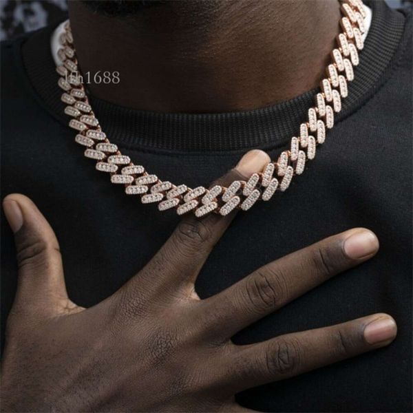 Sterling Sier Vermeil Vvs Diamond Necklaces 15Mm Moissanite Paved Prong Cuban Chain Iced Out Deluxe Hip Hop Jewelry
Sterling Sier Vermeil Vvs Diamond Necklaces 15Mm Moissanite Paved Prong Cuban Chain Iced Out Deluxe Hip Hop Jewelry