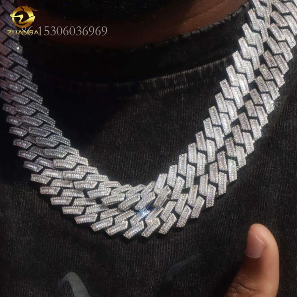 Pass Diamond Tester Moissanite Cuban Link Chain Dropshipping Sterling Sier Gold Plated Baguette Moissanite Hip Hop Jewelry
Pass Diamond Tester Moissanite Cuban Link Chain Dropshipping Sterling Sier Gold Plated Baguette Moissanite Hip Hop Jewelry