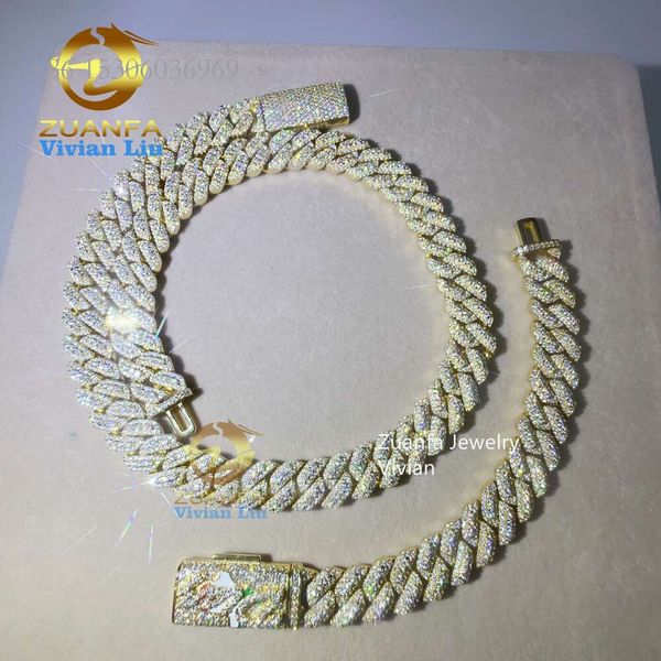 Hip Hop Vvs Moissanite Sterling Sier Fashion Jewelry Custom Diamond Cuban Link Chain
Hip Hop Vvs Moissanite Sterling Sier Fashion Jewelry Custom Diamond Cuban Link Chain