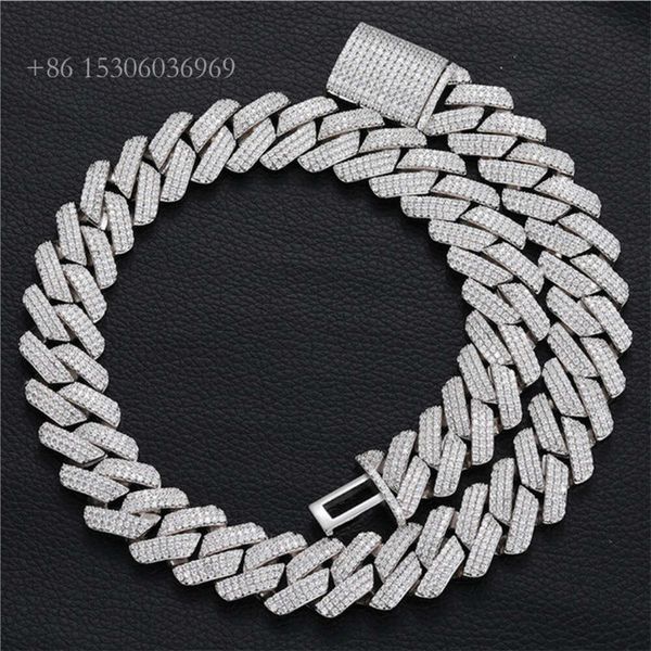 Hip Hop Jewelry Cuban Link Chain Vvs Moissanite 14Mm Cuban Link Necklace Tennis Chain For Men
Hip Hop Jewelry Cuban Link Chain Vvs Moissanite 14Mm Cuban Link Necklace Tennis Chain For Men