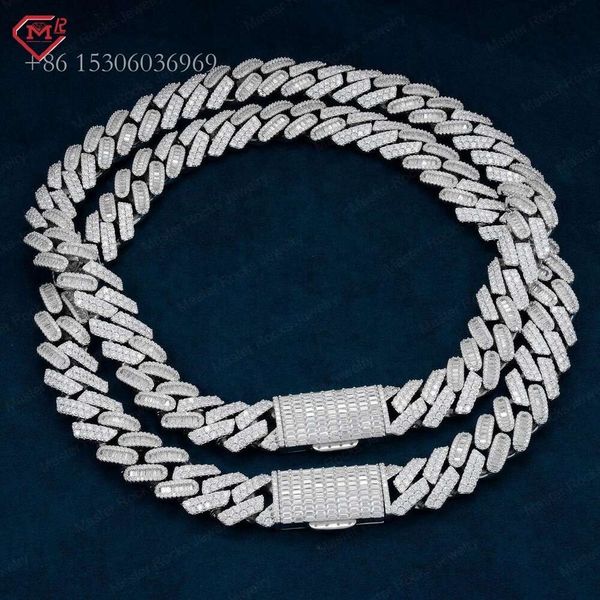 Hiphop 18Mm Miami Cuban Link Chain Iced Out Sterling Sier Moissanite Cuban Link Chain
Hiphop 18Mm Miami Cuban Link Chain Iced Out Sterling Sier Moissanite Cuban Link Chain