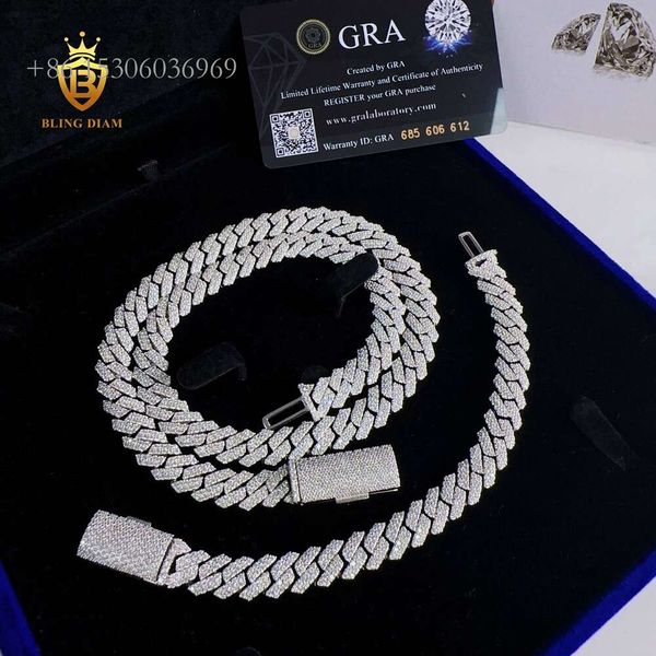 Blingdiam Jewelry Hip Hop 10Mm Cuban Link Chain 2Row Vvs Moissanite Cuban Chains Necklace For Men
Blingdiam Jewelry Hip Hop 10Mm Cuban Link Chain 2Row Vvs Moissanite Cuban Chains Necklace For Men