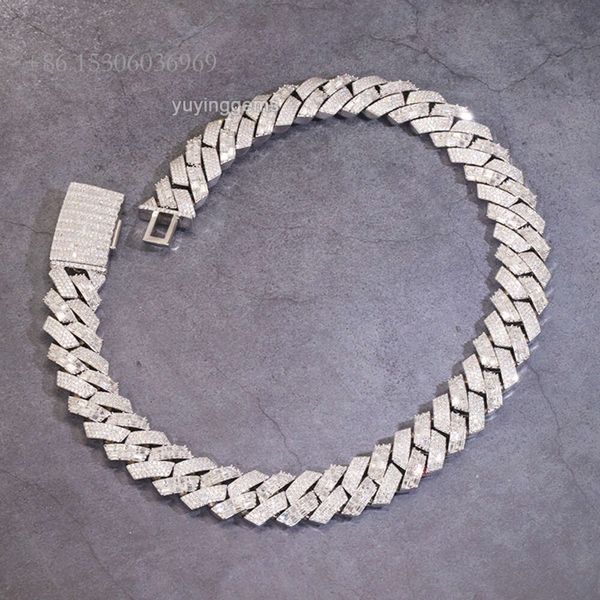 2023 New Design Fashion Baguette Moissanite Jewelry Necklace Gold Plated Sterling Sier Cuban Link Chain For Hip Hop Men
2023 New Design Fashion Baguette Moissanite Jewelry Necklace Gold Plated Sterling Sier Cuban Link Chain For Hip Hop Men