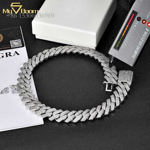 20Mm Custom Hip Hop Ice Out Moissanite Miami Cuban Chain Sterling Sier Vvs Moissanite Iced Cuban Link Necklace Bracelet
20Mm Custom Hip Hop Ice Out Moissanite Miami Cuban Chain Sterling Sier Vvs Moissanite Iced Cuban Link Necklace Bracelet