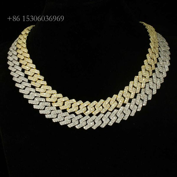 Hot Sale Hiphop Rapper Sterling Sier Hand Setting Iced Out Vvs1 Moissanite Diamond Cuban Link Chain
Hot Sale Hiphop Rapper Sterling Sier Hand Setting Iced Out Vvs1 Moissanite Diamond Cuban Link Chain