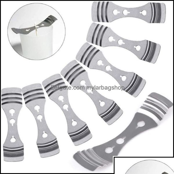 Metal candle wick holder bracket for DIY scented candle making tools