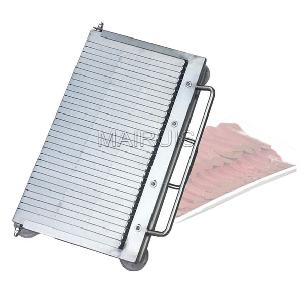 Handy stainless steel dual-blade slicer for effortless cutting of vegetables and cooked foods