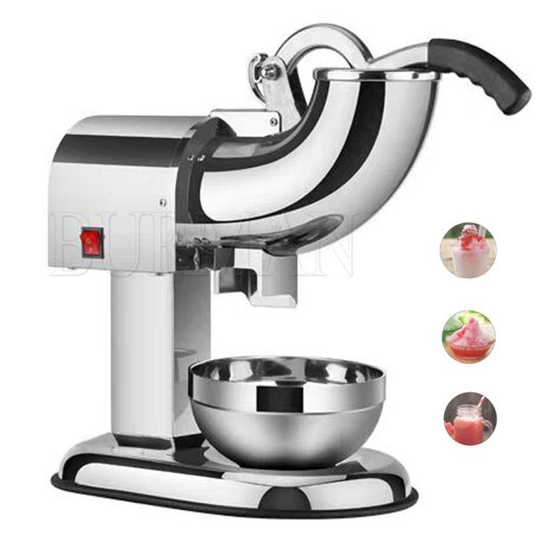 Stainless steel commercial ice crusher for making snow cones