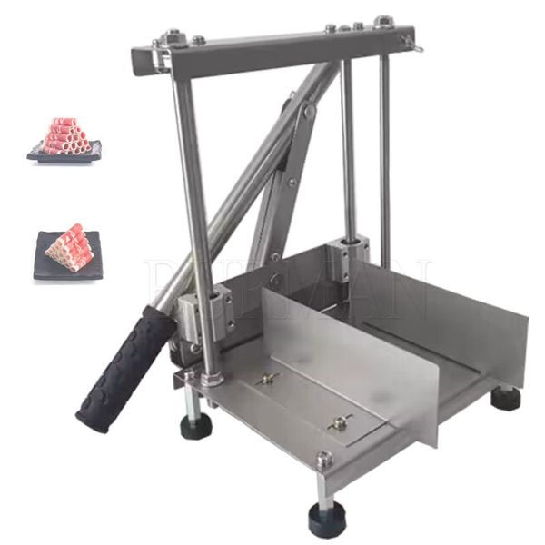 Household manual meat slicer for cutting frozen lamb, beef, vegetables, hot pot mutton rolls, and potatoes