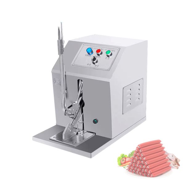 Fully automatic electric sausage and ham casing machine for bread bag sealing