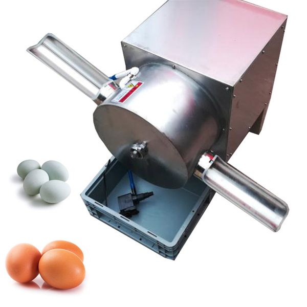 Stainless Steel Automatic Egg Cleaner with Brush for Chicken Eggs
