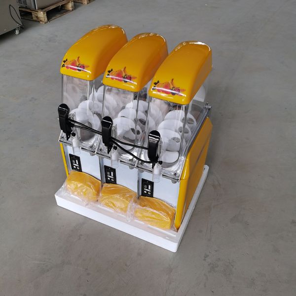 Commercial electric slush machine for making smoothies, ice cream, and cold beverages