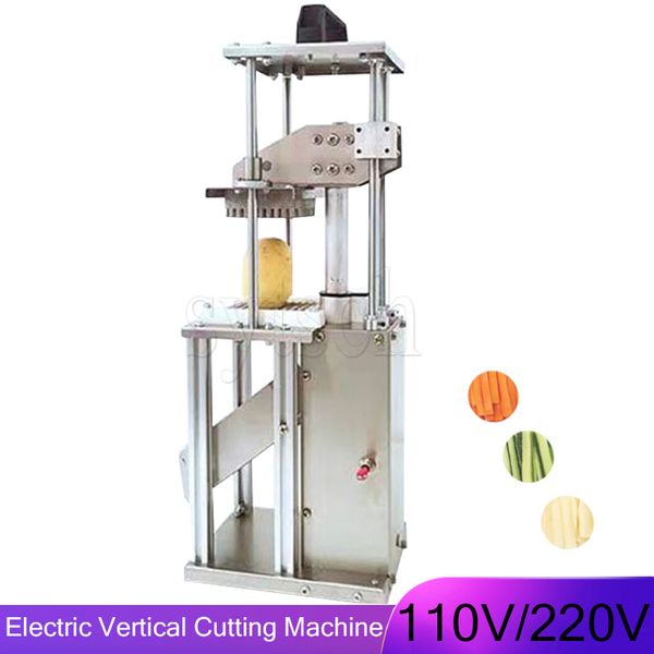 Commercial automatic stainless steel electric French fries cutter for potatoes and cucumbers