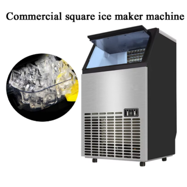 Self-cleaning ice maker featuring a countertop design, ideal for kitchens, offices, and bars