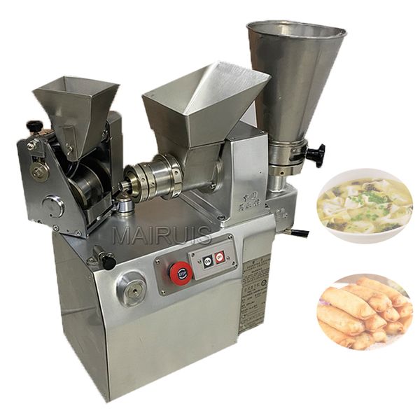 Stainless steel dumpling and wonton wrapper machine for making gyoza and chapati skins