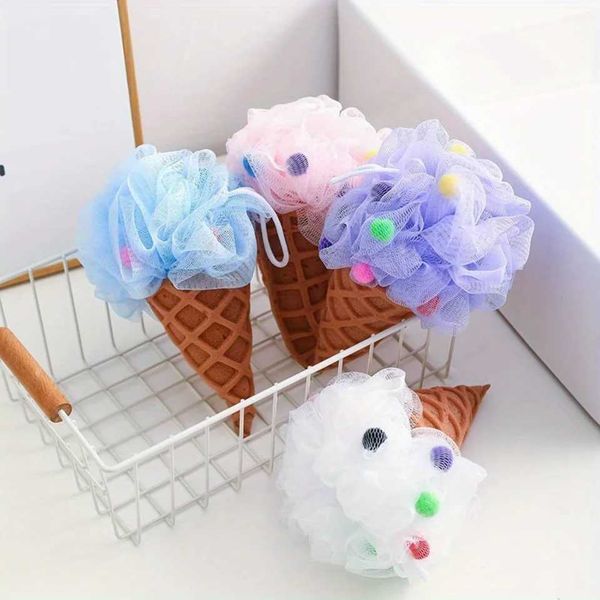 4PCS Gentle Exfoliating Ice Cream Bod Scrubber - Soft Mesh Foaming Bath Shower Sponge for Effective Skin Cleansing and Smoothing

4-piece set of soft mesh exfoliating shower sponges for gentle clea...