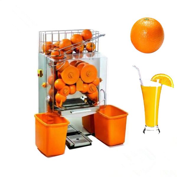 Commercial Large Electric Juicer Fresh Orange Presser Desk Type Full Automatic Fruit Lemon Juicing Extracting Machine