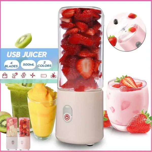 Portable USB Electric Fruit Juicer Smoothie Maker Blender - Rechargeable Mini Cup 250120