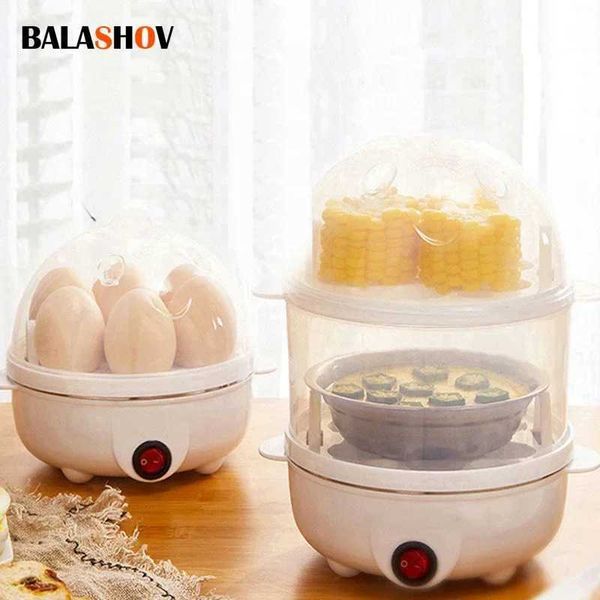 Electric Egg Steamer Machine Multifunction Egg Boiler Cooker Pan Corn Milk Rapid Breakfast Cooking Appliances for The KitchenT250121