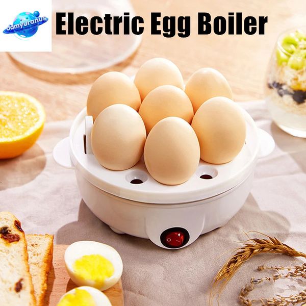 ddmyuranus 110V/220V Multifunctional Electric Boiler Single Layers Egg Cooker Mini Steamer Poacher Kitchen Cooking Breakfast Machine