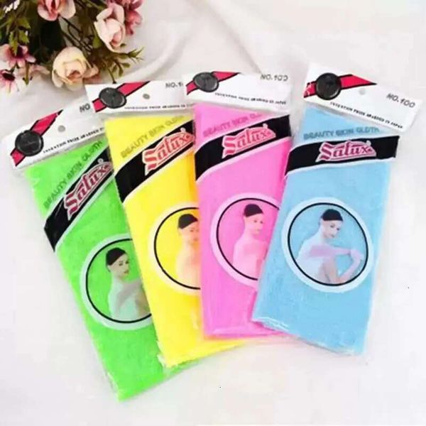 Japanese exfoliating nylon bath towel for skin care in multiple colors

Multi-colored Japanese nylon washcloth for gentle skin exfoliation

Soft nylon shower scrubber towel with exfoliating beauty ...
