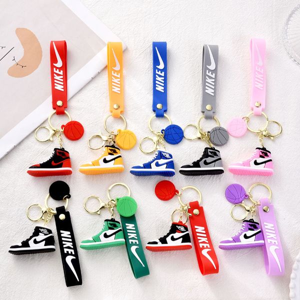 Cartoon keychain pendant Internet celebrity creative blind box sneakers doll accessories pendant keychain