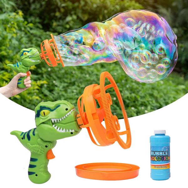 Bubble Gun Bubble Machine Dinosaur Bubble Machine Toys Suitable for Children and Toddlers Bubble Gun Party Gifts Birthday 250516