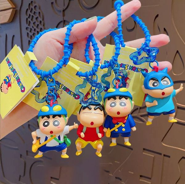 Dynamic Superman Car Keychain Pendant Cute Doll Backpack Pendant Keychain