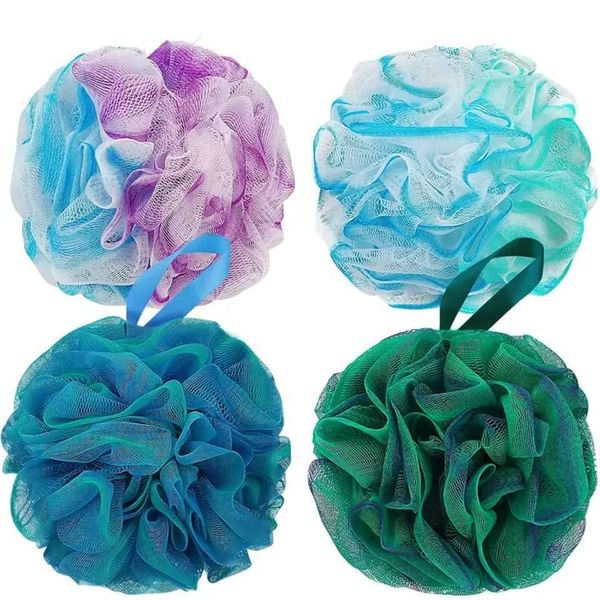 Exfoliating Bath Sponge Set - 4pcs Bath Shower Loofah Sponge for Women and Men Soft Bath Mesh Shower Ball Gentle Body ScrubberT250207

4-piece bath sponge set with soft mesh loofahs for gentle exfo...