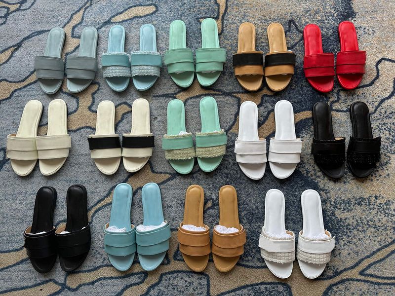 women mule slides classic flat slippers lambskin blue home casual sandals summer designer luxury fashion ladies beach outdoors flat flip flo, Black
women mule slides classic flat slippers lambskin blue home casual sandals summer designer luxury fashion ladies beach outdoors flat flip flo, Black