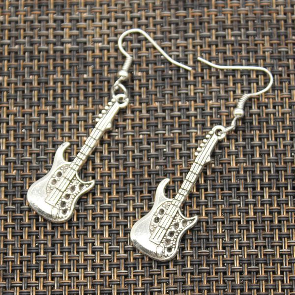 drop earrings new fashion handmade electic guitar flying wings skull guitar pendants diy earrings for women party, Silver
drop earrings new fashion handmade electic guitar flying wings skull guitar pendants diy earrings for women party, Silver