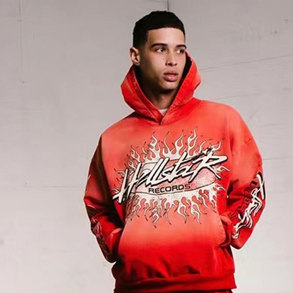 men's hoodies vintage make old hellstar hoodie fall winter classic flame letter print men women pullover hooded sportswears 09, Black
men's hoodies vintage make old hellstar hoodie fall winter classic flame letter print men women pullover hooded sportswears 09, Black