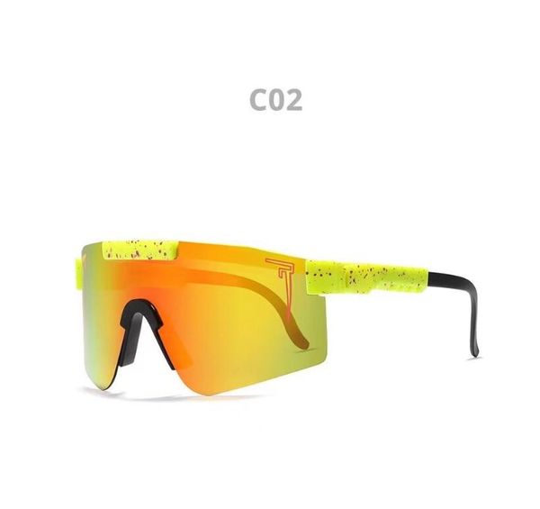 

sport 2023 original pits vipers google tr90 polarized sunglasses for men/women outdoor windproof eyewear 100% uv mirrored lens gift sunglass, White;black