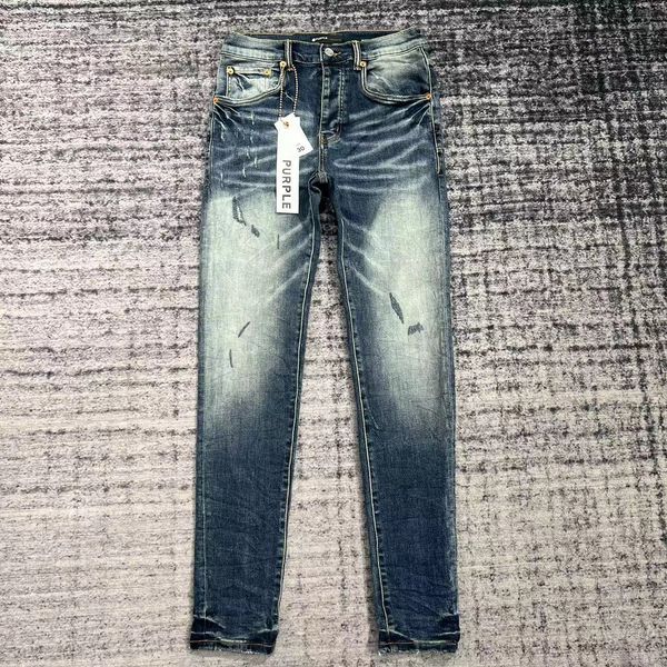 jeans purple brand designer mens ripped straight regular denim tears washed old long fashion hole stack 31, Blue
jeans purple brand designer mens ripped straight regular denim tears washed old long fashion hole stack 31, Blue