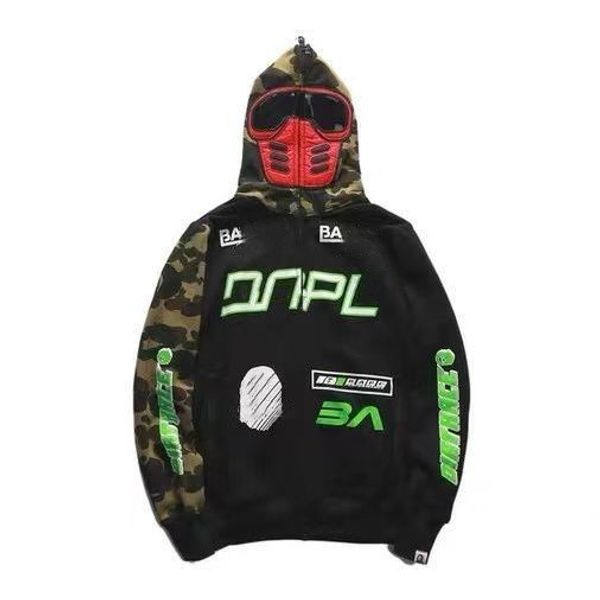 designer mens women ape hoodies sweetwear jacket shark mouth pattern cardigan hoodie camouflage print sweatshirts for male casual loose clot, Black
designer mens women ape hoodies sweetwear jacket shark mouth pattern cardigan hoodie camouflage print sweatshirts for male casual loose clot, Black
