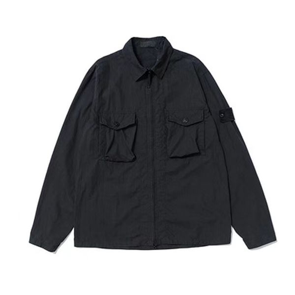 outerwear designer badges zipper shirt jacket loose style spring autumn mens oxford breathable portable high street stones island clothing j, Black;brown
outerwear designer badges zipper shirt jacket loose style spring autumn mens oxford breathable portable high street stones island clothing j, Black;brown
