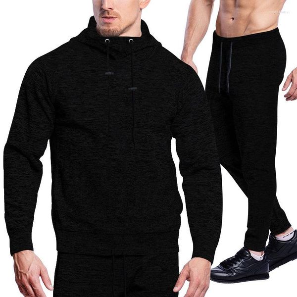 men's tracksuits european and american trendy autumn winter product solid plus velvet thickened loose personality hooded sweater suit 7, Gray
men's tracksuits european and american trendy autumn winter product solid plus velvet thickened loose personality hooded sweater suit 7, Gray