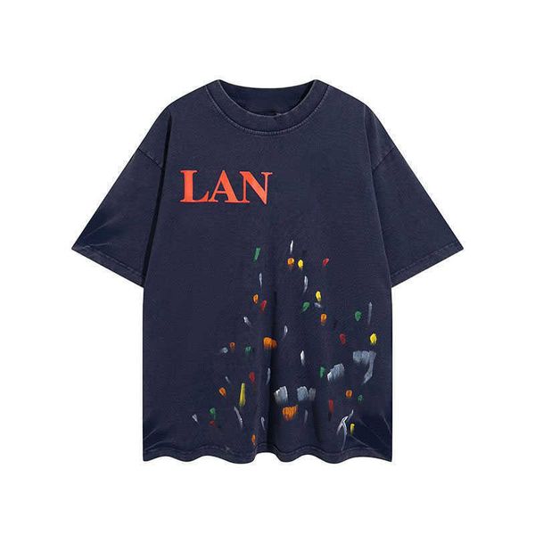 2023 designer lanvins letter printing ink splashing color dots short sleeve men's and women's lovers t-shirt trend navy vlxv 3 cwj, White;black
2023 designer lanvins letter printing ink splashing color dots short sleeve men's and women's lovers t-shirt trend navy vlxv 3 cwj, White;black