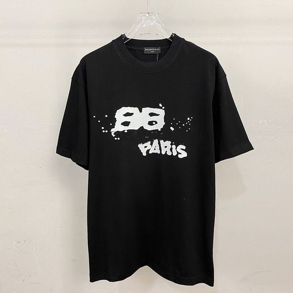 ba mens designer tshirt womens t shirt graffiti splashing ink couples parisletters printed shirts summer tees fwgq, White;black
ba mens designer tshirt womens t shirt graffiti splashing ink couples parisletters printed shirts summer tees fwgq, White;black