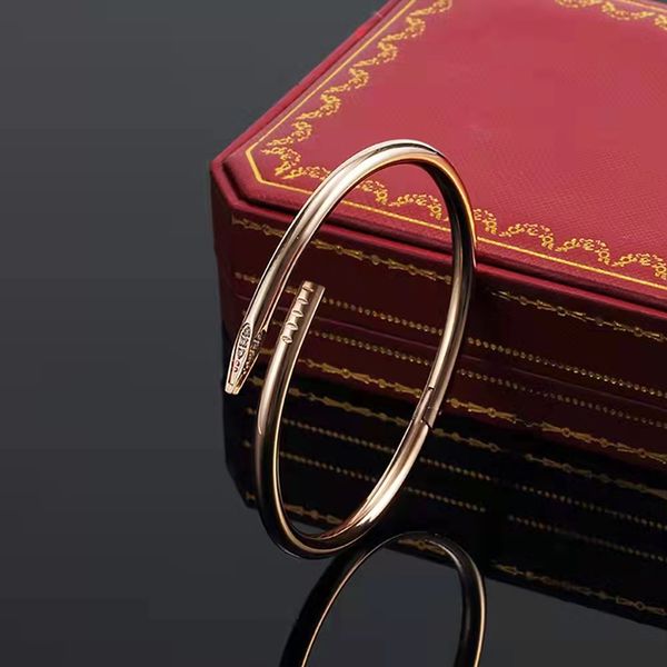 2023 brand fashion bangle bracelet luxury 18k gold-plated nail high-quality stainless steel designer jewelry men and women 3z6gr, Black
2023 brand fashion bangle bracelet luxury 18k gold-plated nail high-quality stainless steel designer jewelry men and women 3z6gr, Black