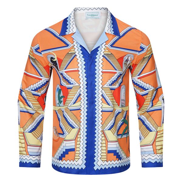 luxury designers men's dress shirts fashion new casablanc summer casual printed shirt homme male slim fit short sleeve shirts tl1i tl1i, White;black
luxury designers men's dress shirts fashion new casablanc summer casual printed shirt homme male slim fit short sleeve shirts tl1i tl1i, White;black