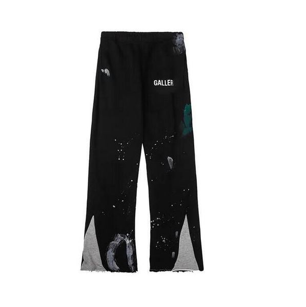 2023 galleryse depts pants mens womens sweatpants galleryes dept speckled letter print mans couple loose versatile casual pants straight, Black
2023 galleryse depts pants mens womens sweatpants galleryes dept speckled letter print mans couple loose versatile casual pants straight, Black