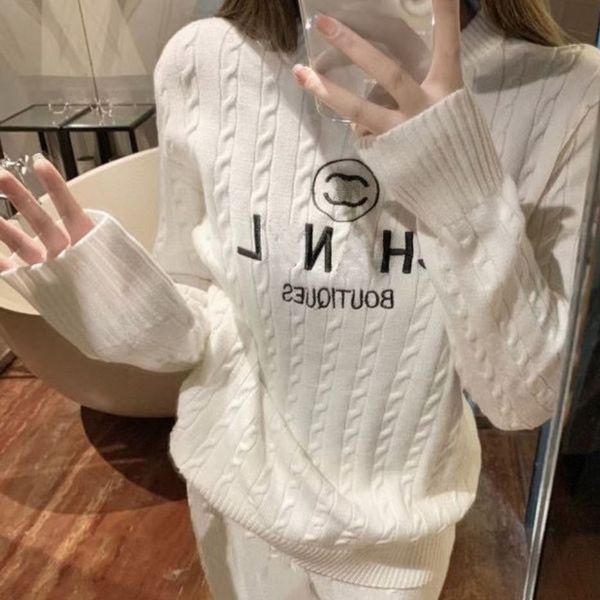 2023 advanced version womens sweaters france trendy clothing c letter graphic embroidery fashion round neck coach channel hoodie luxury bran, White;black
2023 advanced version womens sweaters france trendy clothing c letter graphic embroidery fashion round neck coach channel hoodie luxury bran, White;black