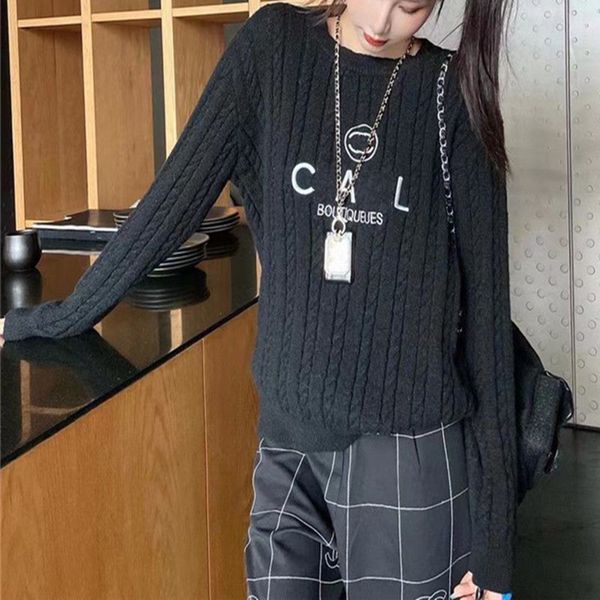 2023 advanced version womens sweaters france trendy clothing c letter graphic embroidery fashion round neck coach channel hoodie luxury bran, White;black
2023 advanced version womens sweaters france trendy clothing c letter graphic embroidery fashion round neck coach channel hoodie luxury bran, White;black